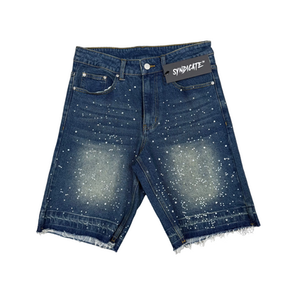 SYNDICATE short Rhinestone ( blue )