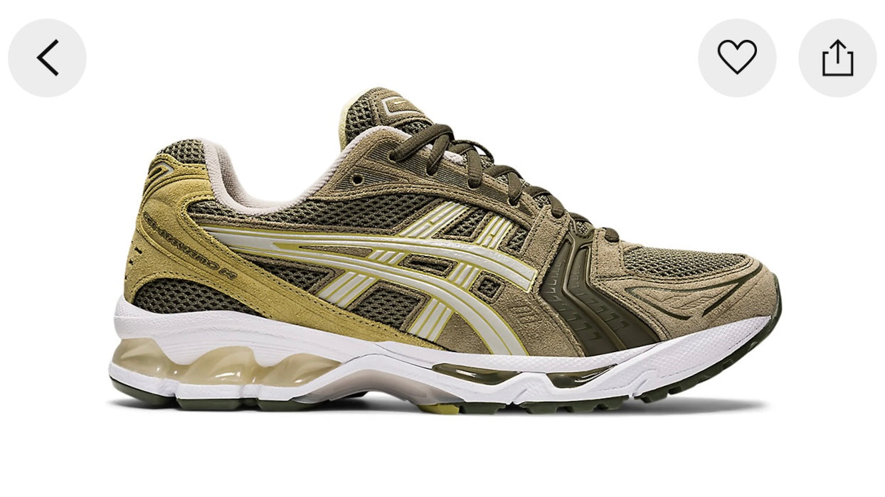 ASCIS Gel-Kayano 14 Manto Verde