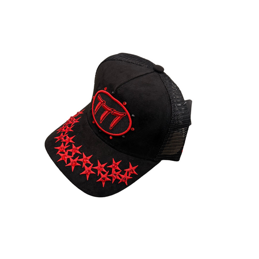 777 Trucket Hat [red/black]