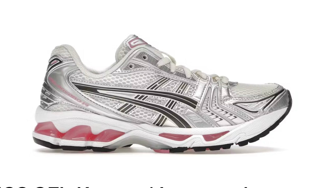 ASCIS Gel-Kayano 14 rosado y crema