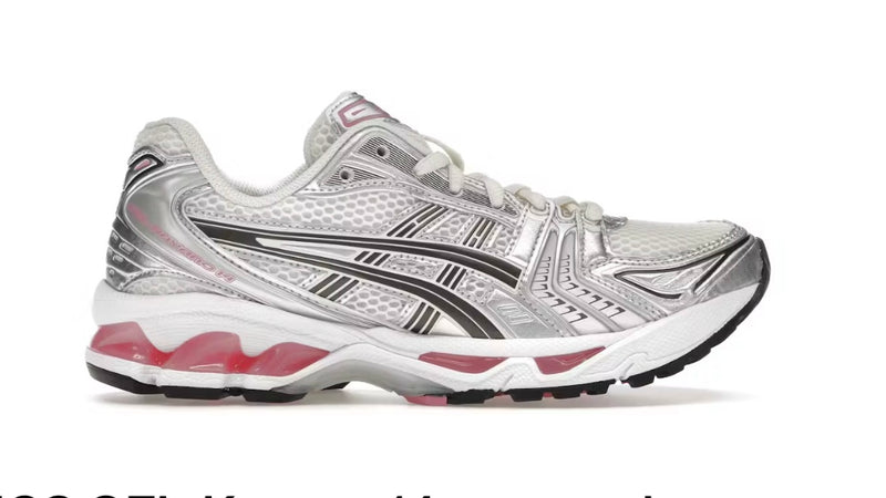 Asics Gel-Kayano 14 rosado y crema
