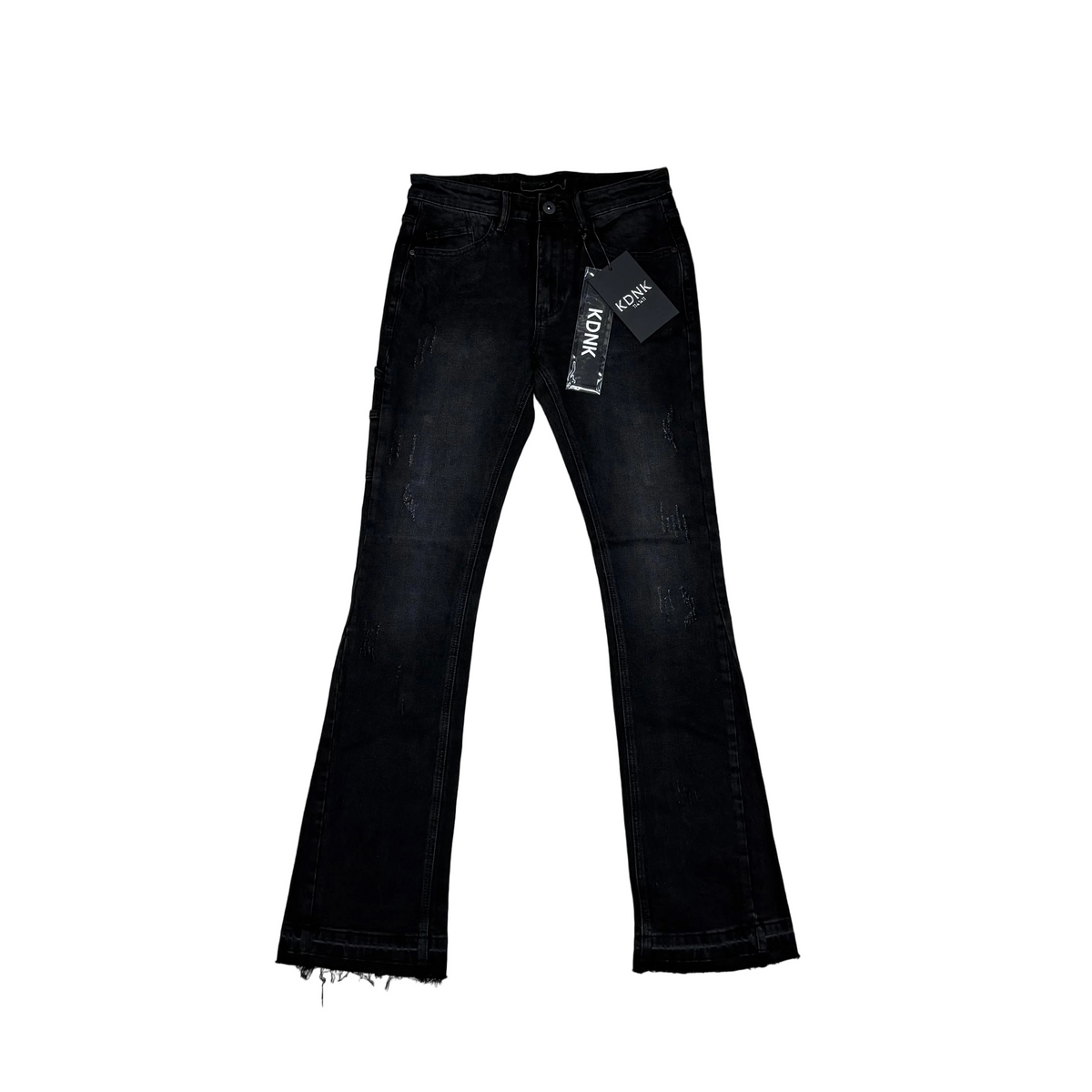 KDNK Jeans Skinny Flare Black 5011