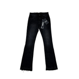 KDNK Jeans Skinny Flare Black 5011
