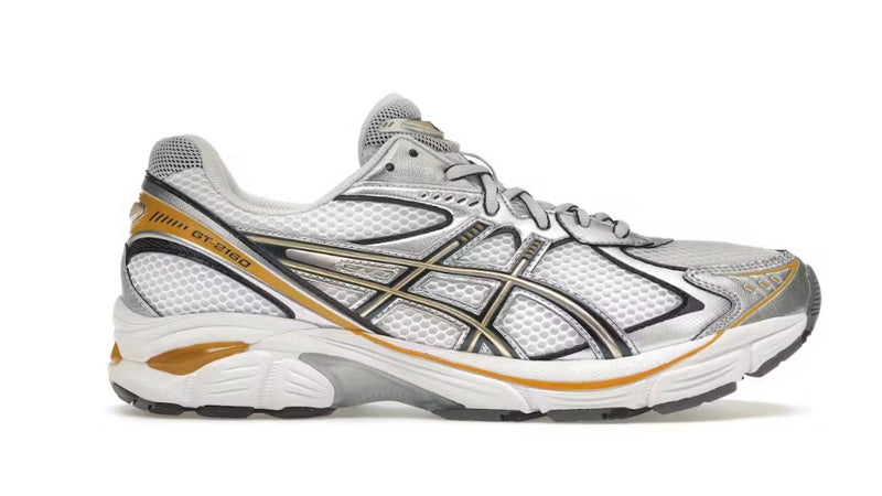 Asics GT-2160 Blanco Plateado Dorado