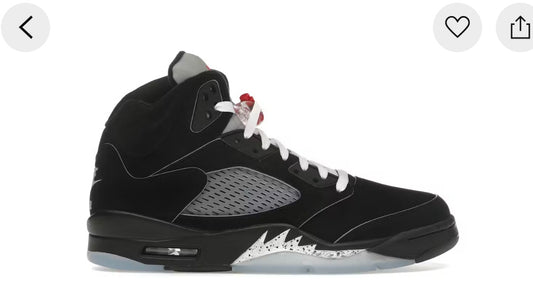 Jordan 5 Retro Black Metallic Reimagined