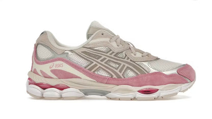 Asics GEL-NYC crema, gris mineral, beige y rosa