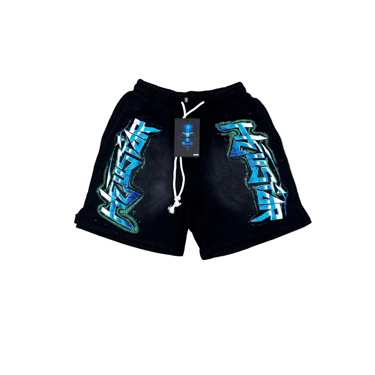 HellStar Short ( Black / White / Light Blue )