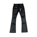 KDNK Jeans Skinny Flare Black Leather 3511