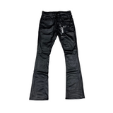 KDNK Jeans Skinny Flare Black Leather 3511