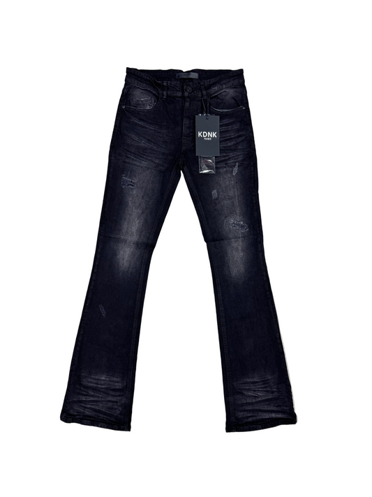 KDNK Distressed Pants [Black]