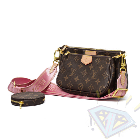 Women LV Messenger Trio Pink