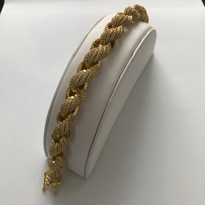 Rope Bracelet Full Diamond