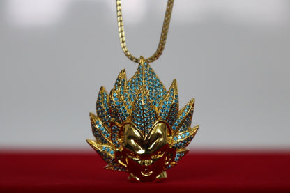 Vegeta Pendant + Chain 1.5mm