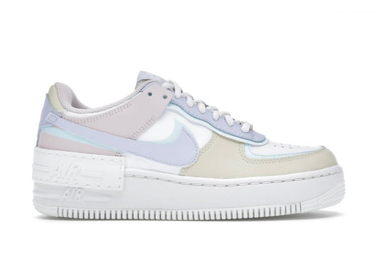 AF1 Shadow White Glacier Blue Ghost