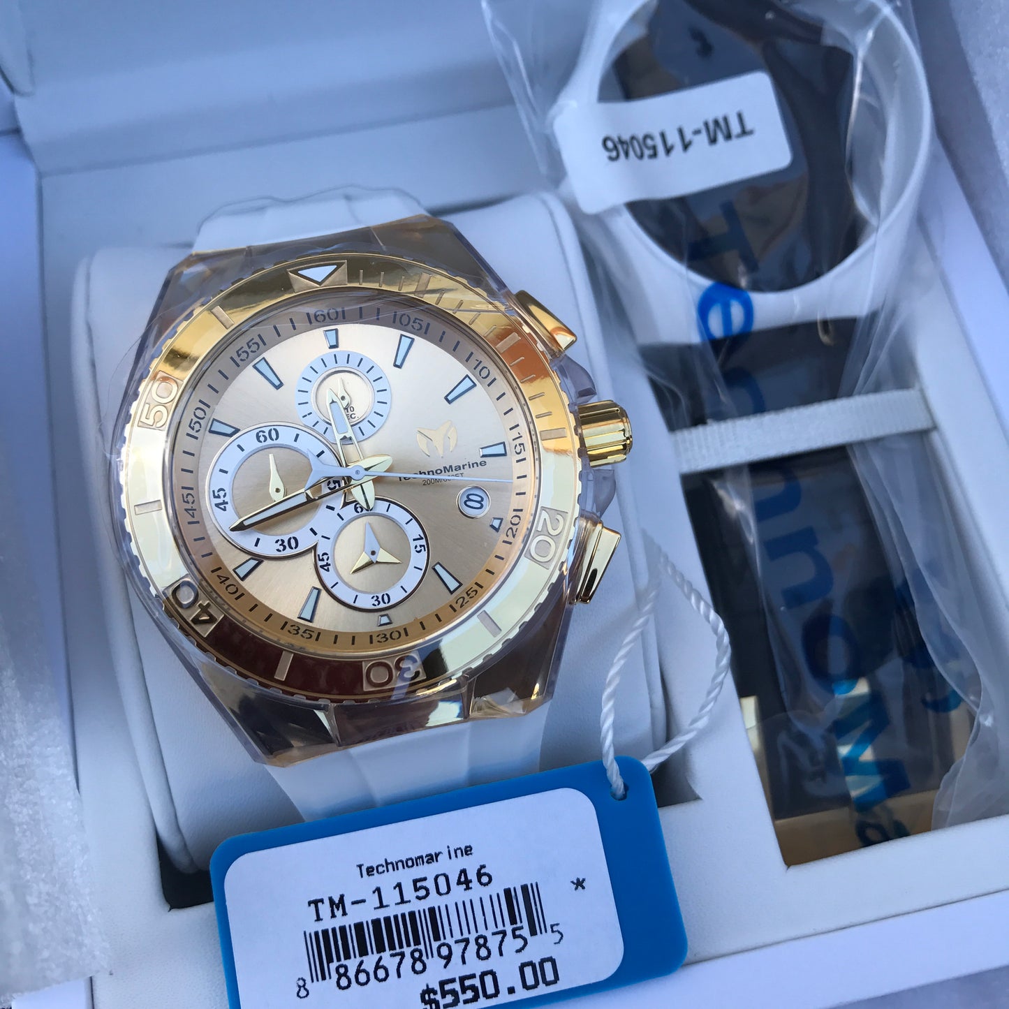 Technomarine Gold & Gold 45mm