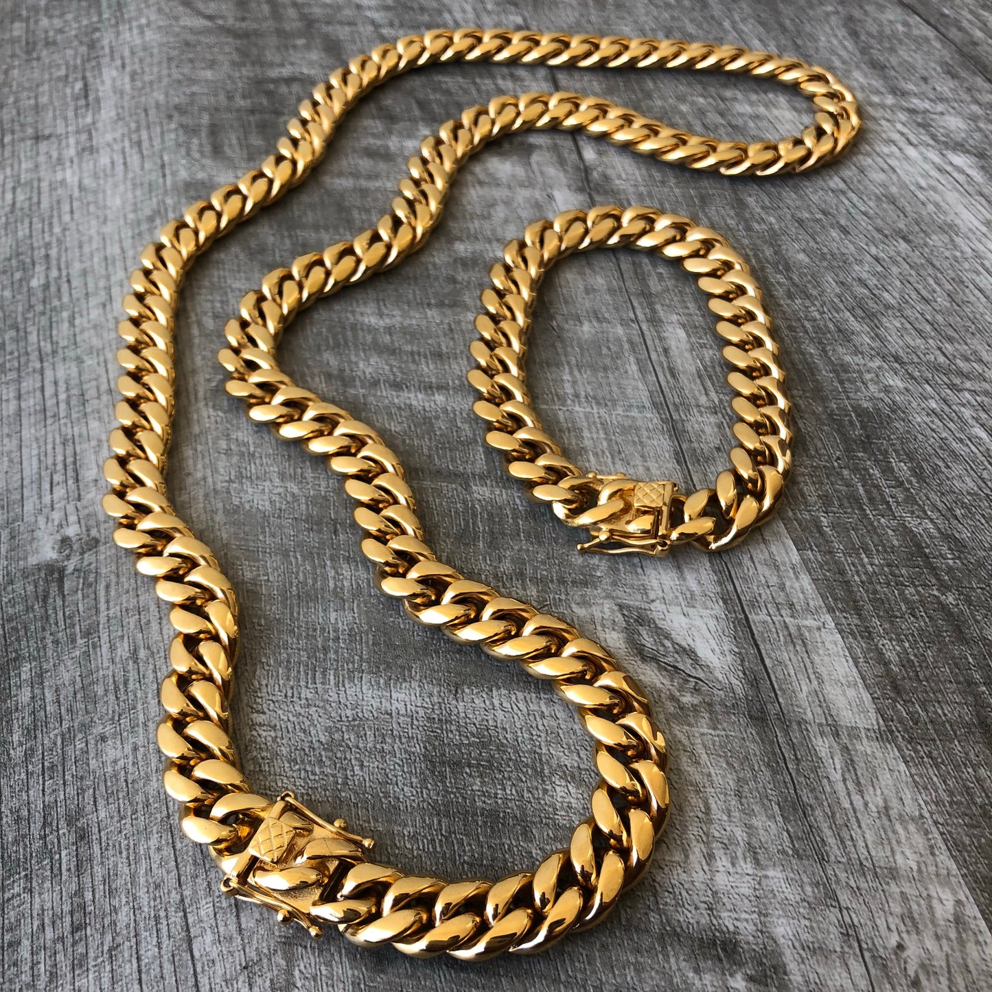 Set Miami Cuban 12mm