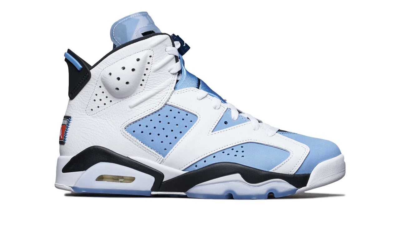 Jordan 6 Retro UNC White