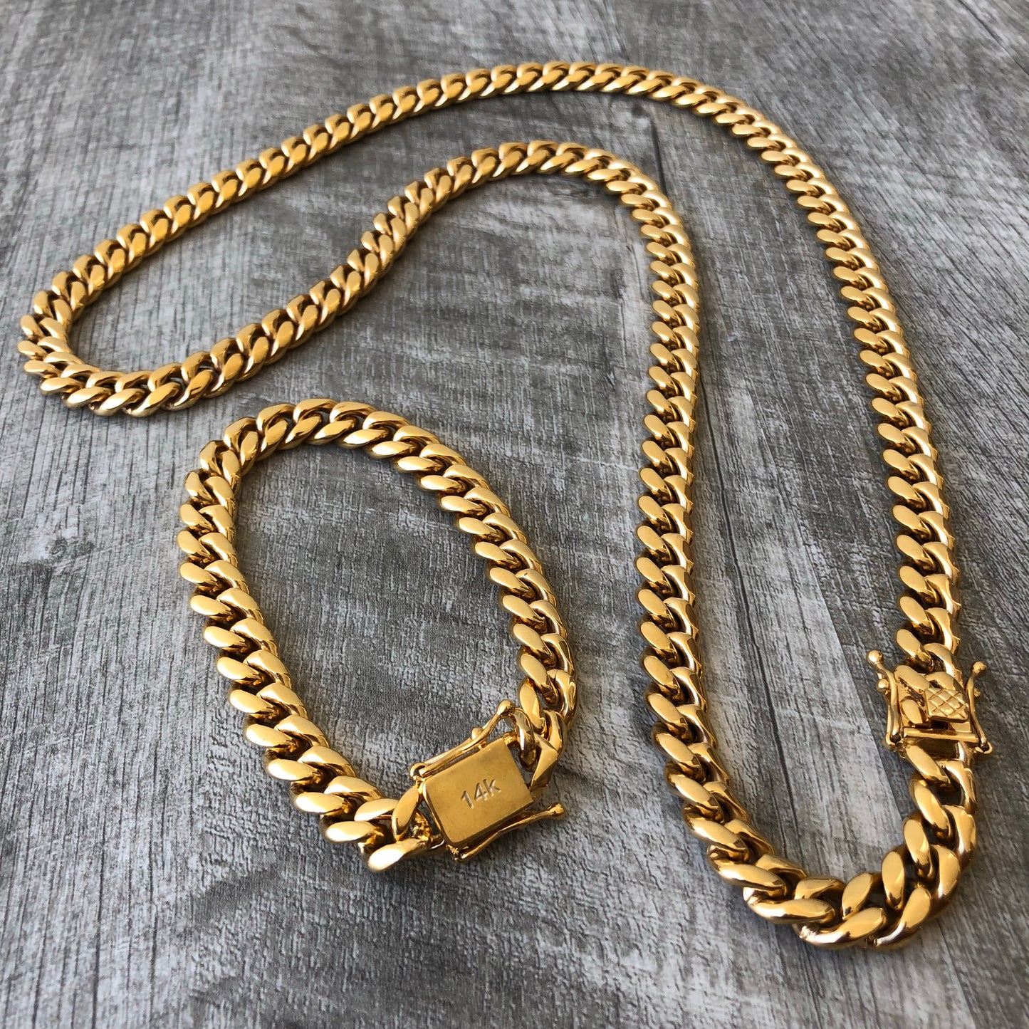 Set Miami Cuban 12mm