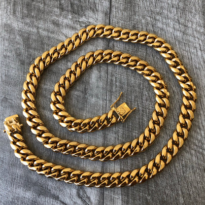 Set Miami Cuban 12mm