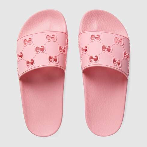 GG Rubber Slides “Pink”