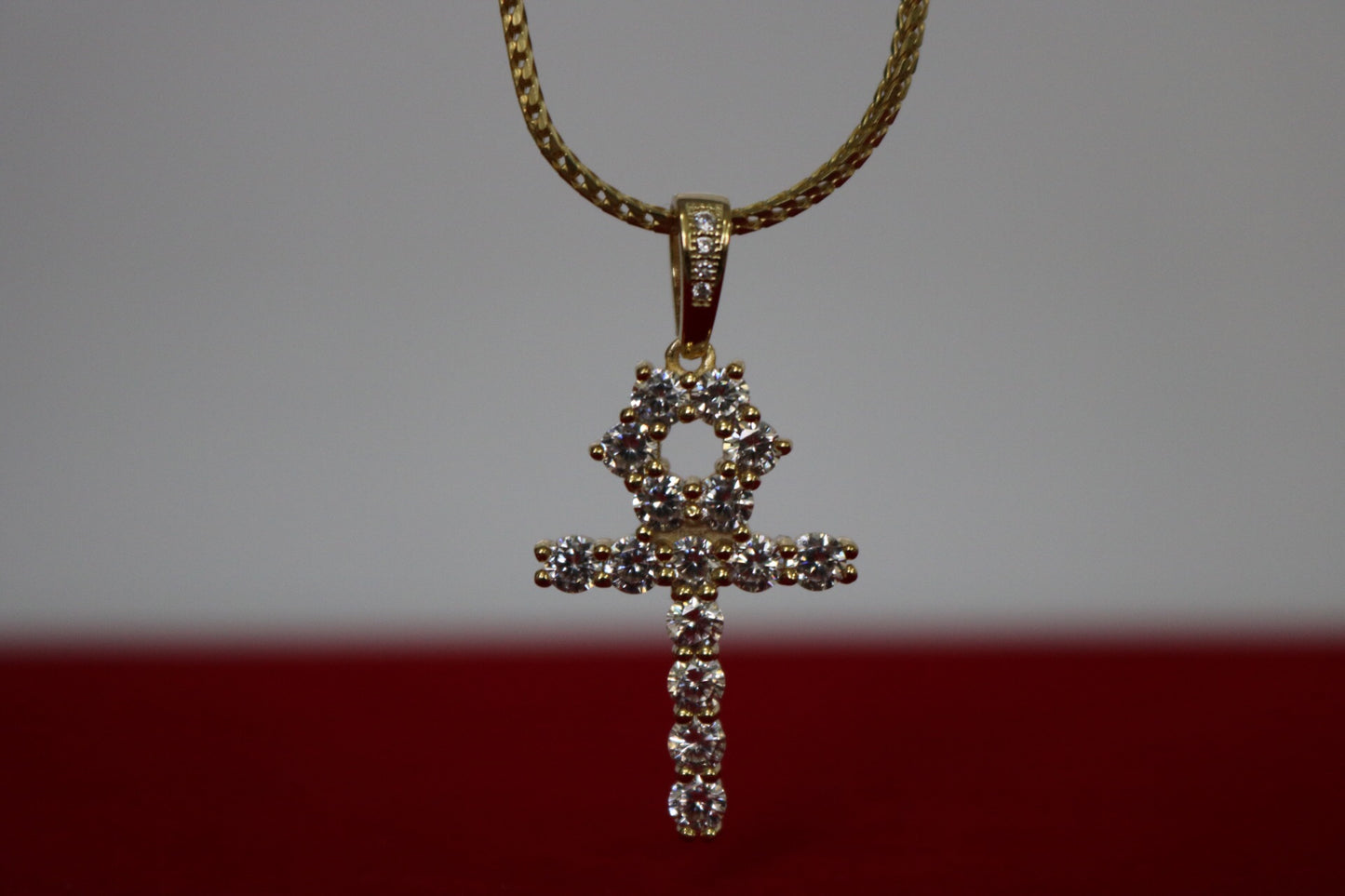 Small Egypt Cross + Chain 1.5mm