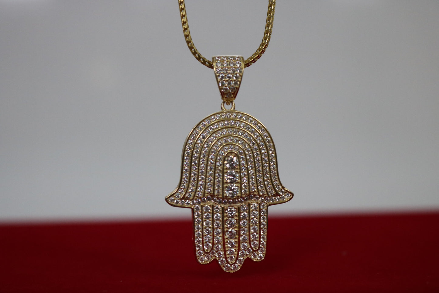 Big Hamsa + Chain 1.5mm